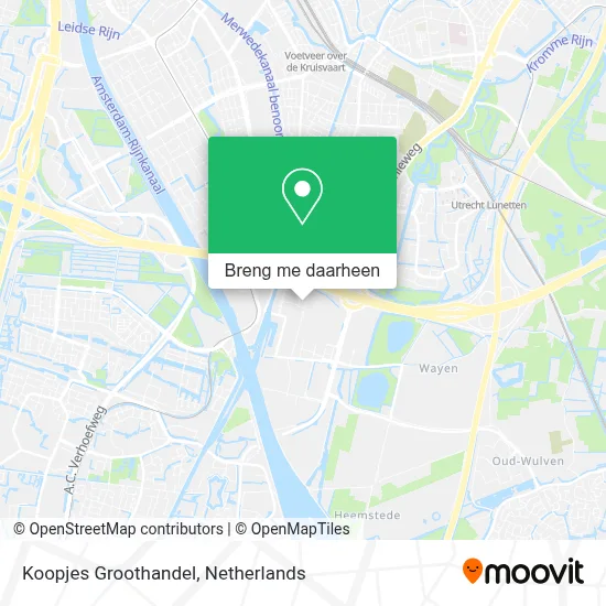 Koopjes Groothandel kaart