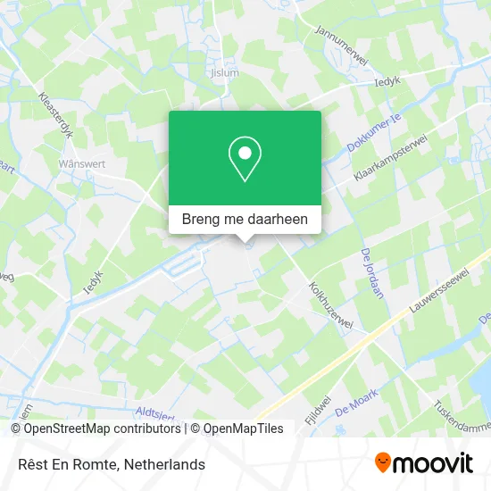 Rêst En Romte kaart