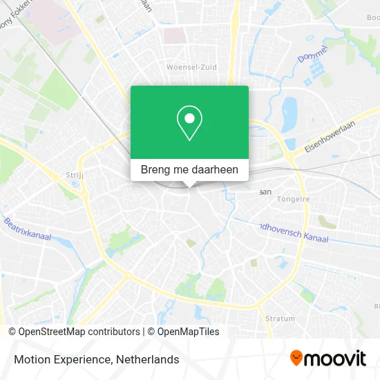 Motion Experience kaart