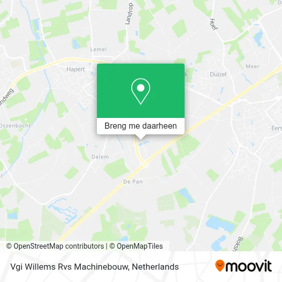 Vgi Willems Rvs Machinebouw kaart