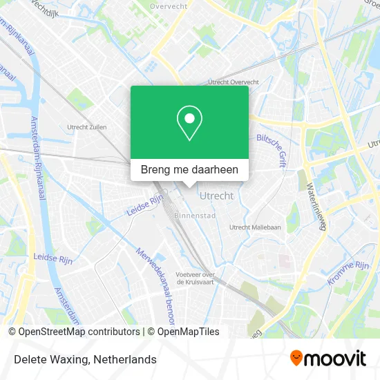 Delete Waxing kaart