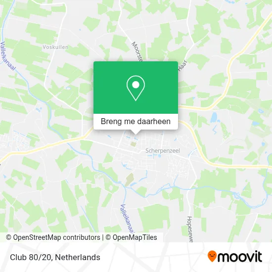 Club 80/20 kaart