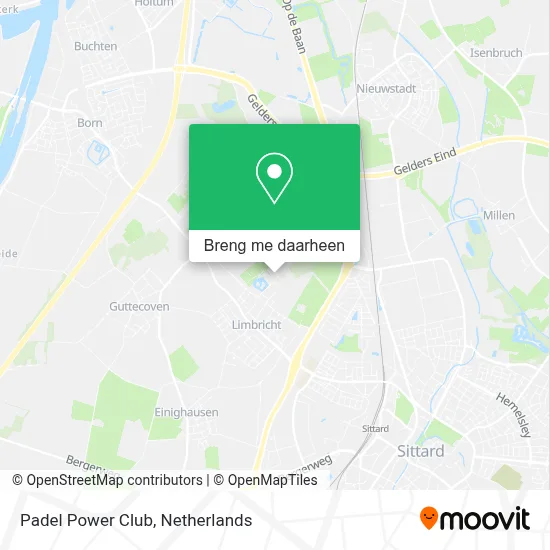 Padel Power Club kaart