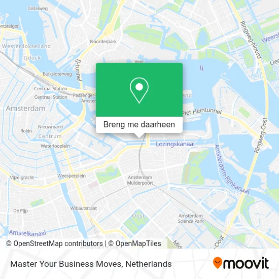 Master Your Business Moves kaart
