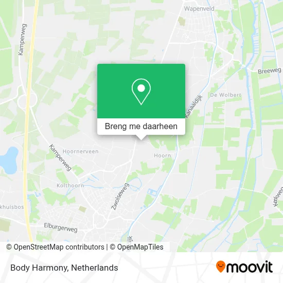 Body Harmony kaart