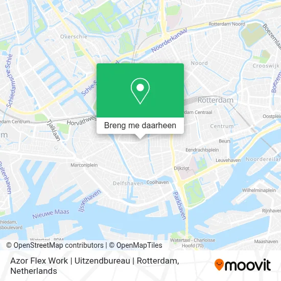 Azor Flex Work | Uitzendbureau | Rotterdam kaart