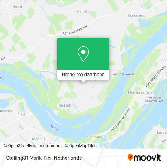 Stalling31 Varik-Tiel kaart