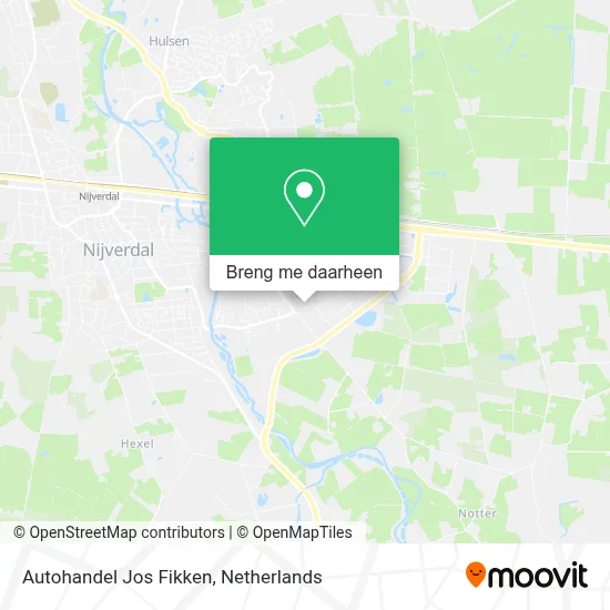 Autohandel Jos Fikken kaart