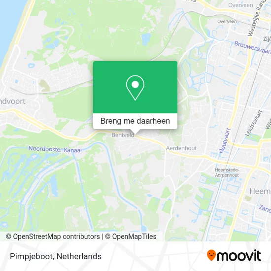 Pimpjeboot kaart