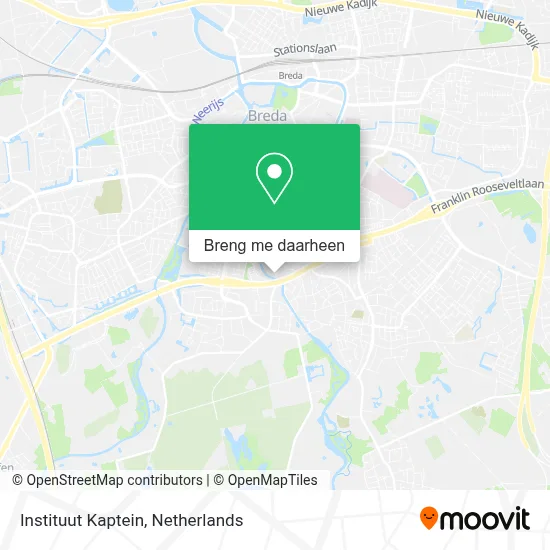 Instituut Kaptein kaart