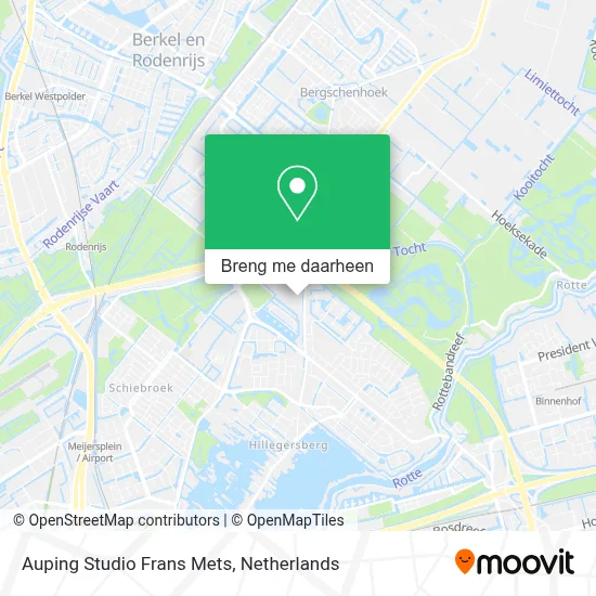 Auping Studio Frans Mets kaart
