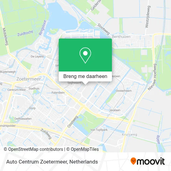 Auto Centrum Zoetermeer kaart