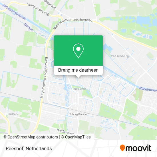 Reeshof kaart