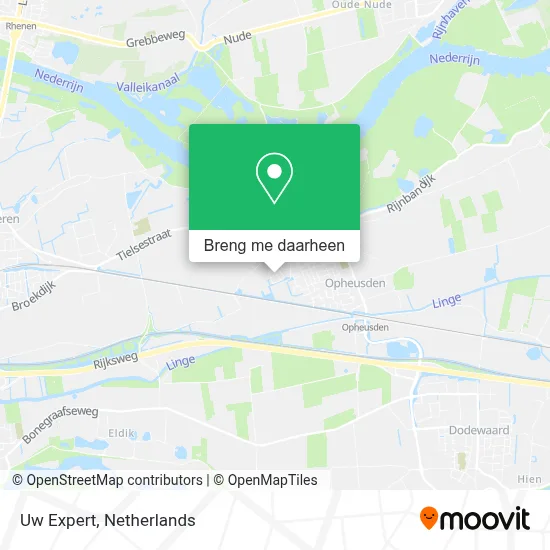Uw Expert kaart