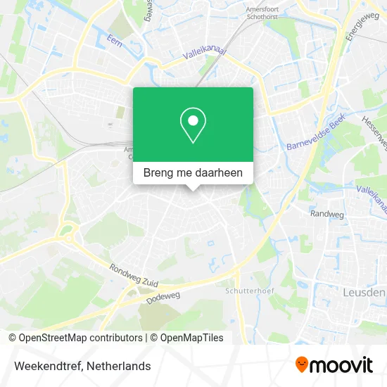 Weekendtref kaart