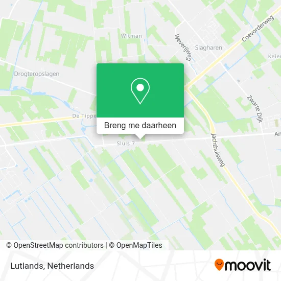 Lutlands kaart