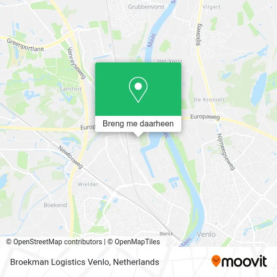 Broekman Logistics Venlo kaart