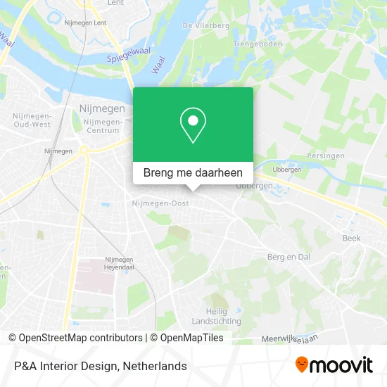 P&A Interior Design kaart