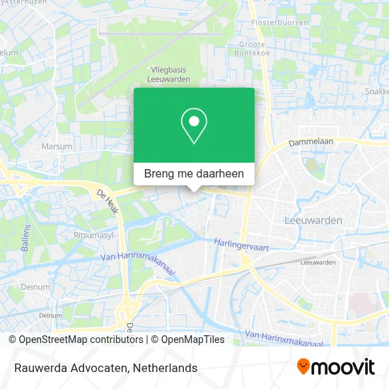 Rauwerda Advocaten kaart