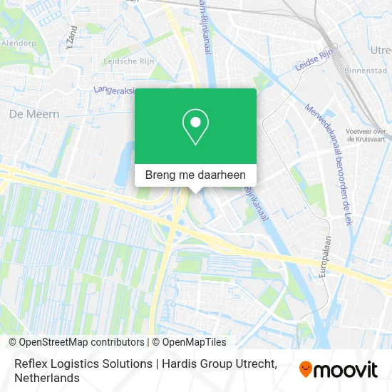 Reflex Logistics Solutions | Hardis Group Utrecht kaart