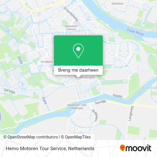 Hemo Motoren Tour Service kaart