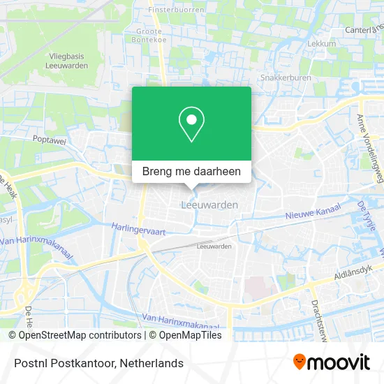 Postnl Postkantoor kaart
