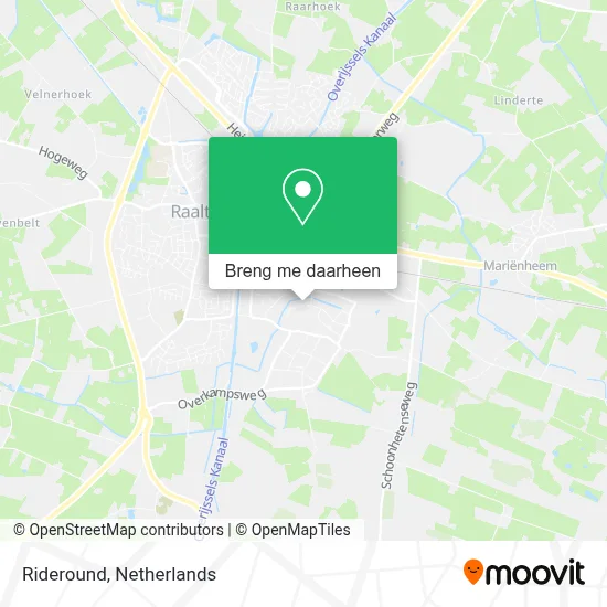 Rideround kaart