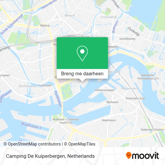 Camping De Kuiperbergen kaart