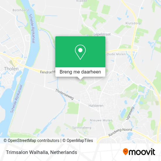 Trimsalon Walhalla kaart