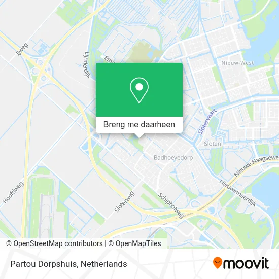 Partou Dorpshuis kaart