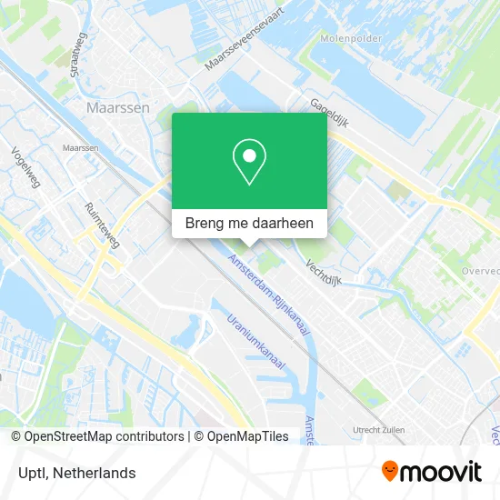 Uptl kaart