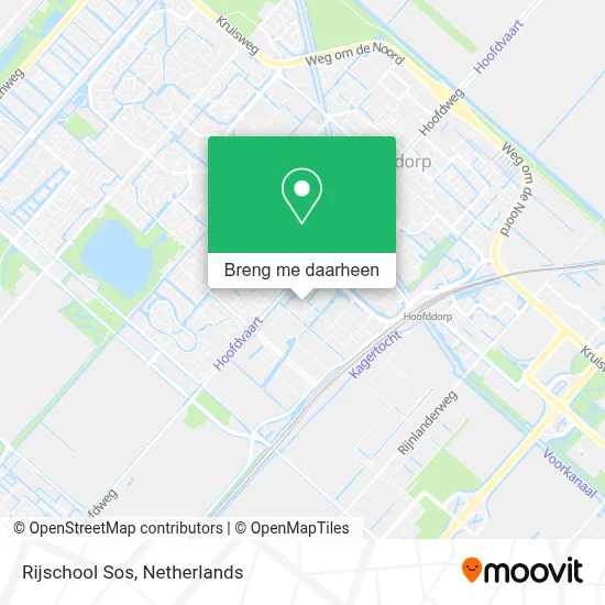 Rijschool Sos kaart