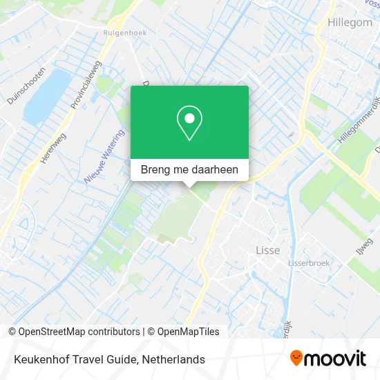 Keukenhof Travel Guide kaart