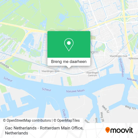 Gac Netherlands - Rotterdam Main Office kaart