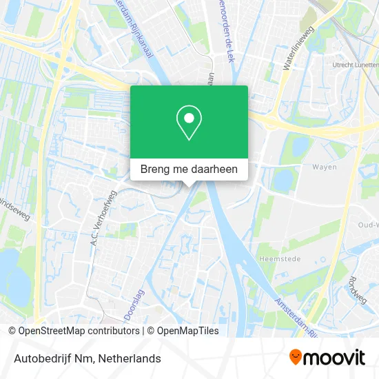 Autobedrijf Nm kaart