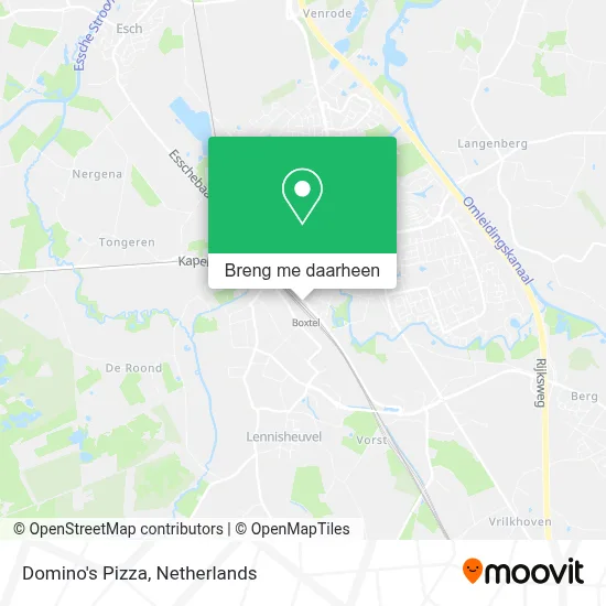 Domino's Pizza kaart