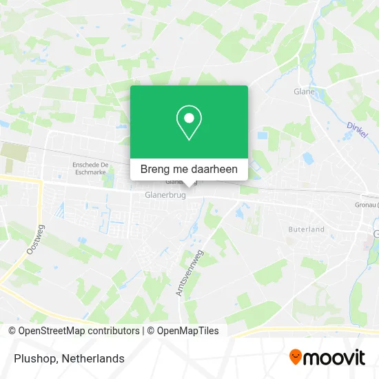 Plushop kaart