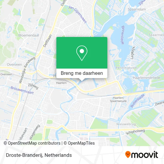 Droste-Branderij kaart