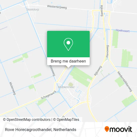 Rove Horecagroothandel kaart