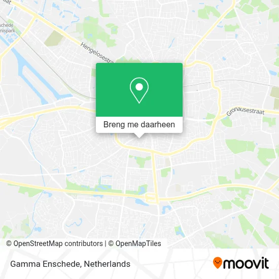 Gamma Enschede kaart