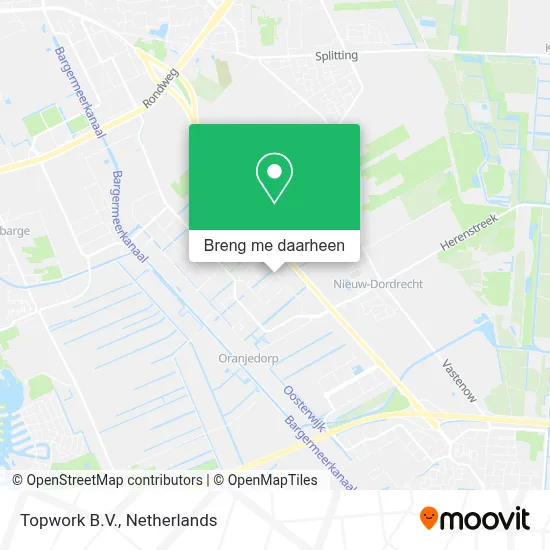Topwork B.V. kaart