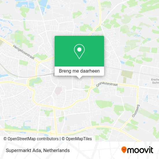 Supermarkt Ada kaart