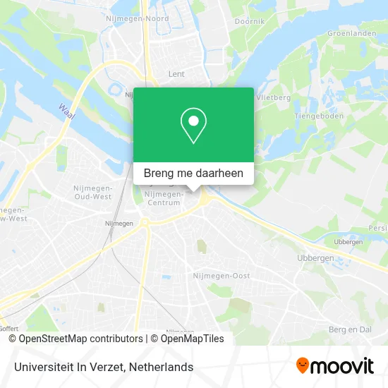 Universiteit In Verzet kaart