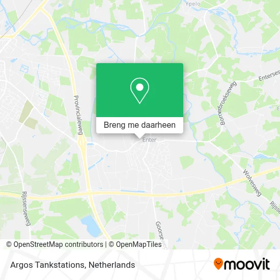 Argos Tankstations kaart