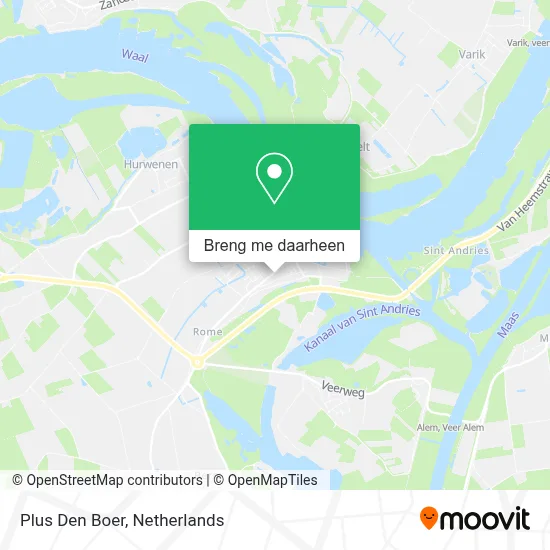 Plus Den Boer kaart
