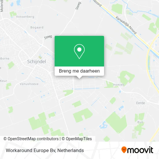 Workaround Europe Bv kaart