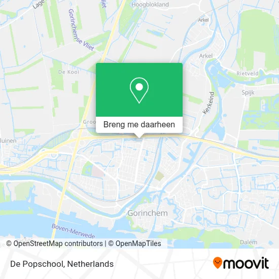 De Popschool kaart