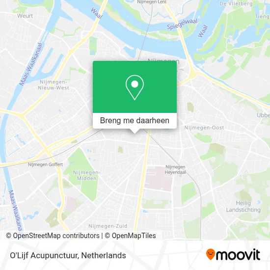 O'Lijf Acupunctuur kaart