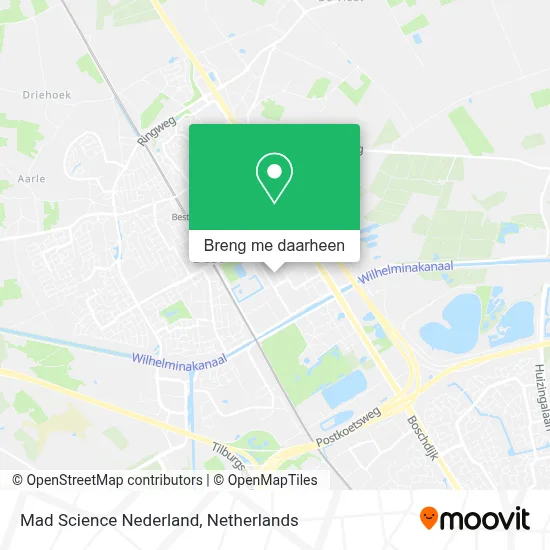 Mad Science Nederland kaart