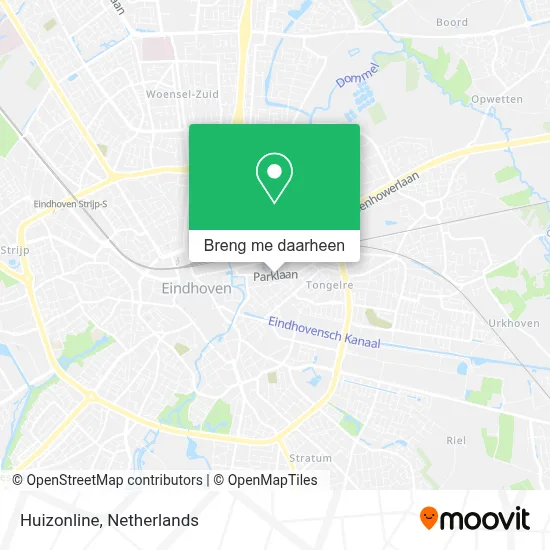 Huizonline kaart